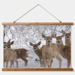 Tapisserie Suspendue Cerf Mule Wyoming