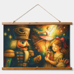 Tapisserie Suspendue Chalk Dessin Cute Nutcracker Ballet Noël