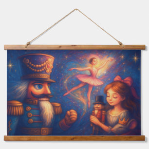 Tapisserie Suspendue Chalk Dessin Cute Nutcracker Ballet Noël