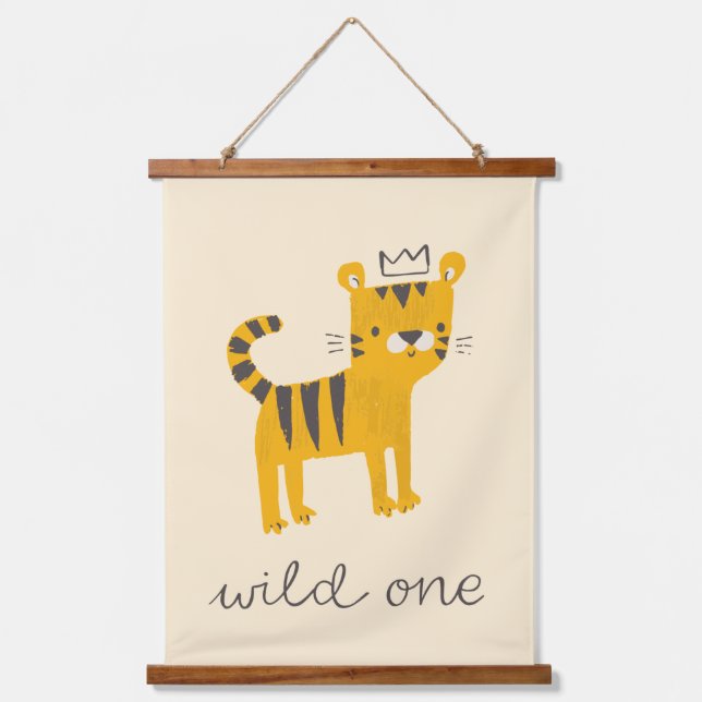 Tapisserie Suspendue Chat de tigre sauvage (Recto)