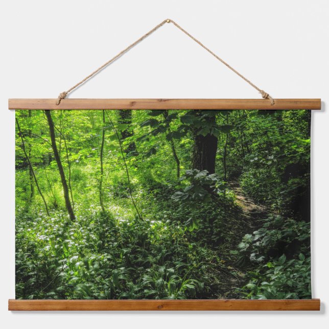 Tapisserie Suspendue Chemin dans la forêt (Devant)