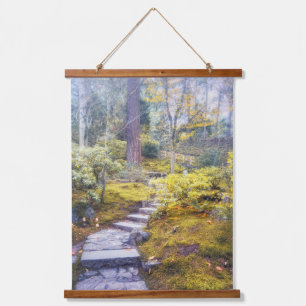 Tapisserie Suspendue Chemin de pierre de vent en forêt