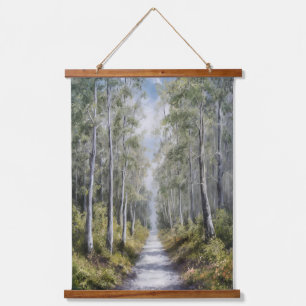Tapisserie Suspendue Chemin forestier Serene - Paysage naturel paisible