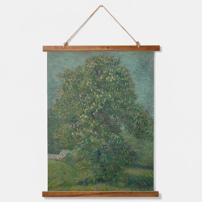 Tapisserie Suspendue chestnut tree in bloom  (Recto)