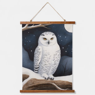 Tapisserie Suspendue Chouette des neiges
