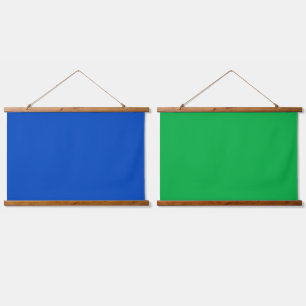 Tapisserie Suspendue Chroma couleur clé Bleu et vert