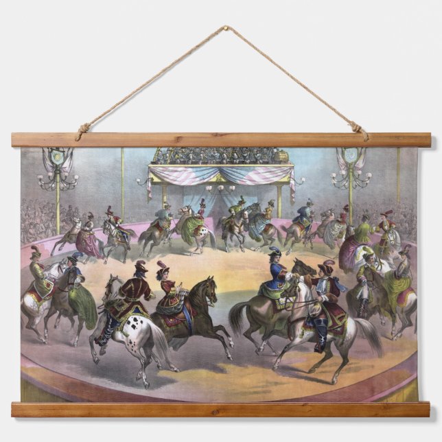 Tapisserie Suspendue Cirque Grand Finale, Cirque 1872. (Devant)