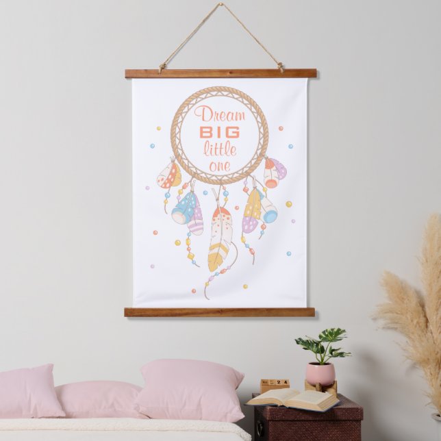 Tapisserie Suspendue Citation de Boho de Dreamcatcher (Chambre à coucher)