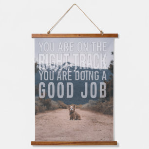 Tapisserie Suspendue Citation motivationnelle pour l'affirmation de soi