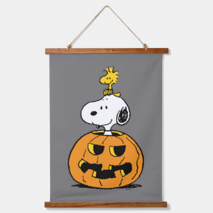 Tapisserie Suspendue Citrouille Snoopy & Woodstock