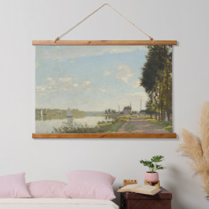 Tapisserie Suspendue Claude Monet Argenteuil Chateau Rivière