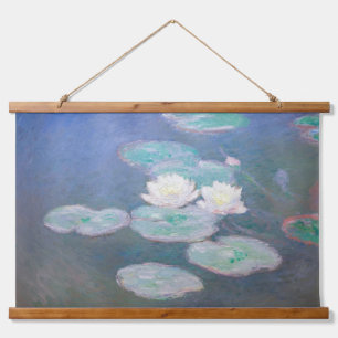 Tapisserie Suspendue Claude Monet - Lys à eau, effet du soir