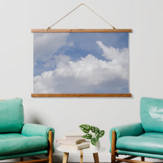 Tapisserie Suspendue Cloud Dreamer Wood Toppped Wall Tapestry