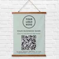 Code QR du logo de l'entreprise Vert Sauge