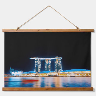 Tapisserie Suspendue Cold Bloom — Lumières de Singapour