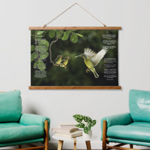Tapisserie Suspendue Colibri de Desiderata