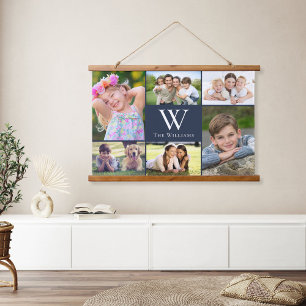 Tapisserie Suspendue Collage photo famille 6
