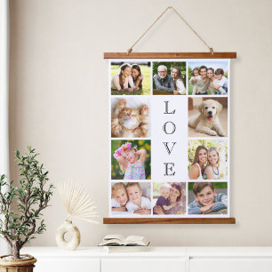 Tapisserie Suspendue Collage photo Family Love 10