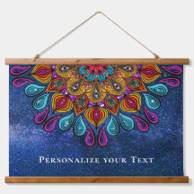 Coloré Moderne Mandala Trippy Psychedelic Hippie