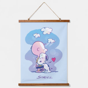 Tapisserie Suspendue Confort et sécurité Charlie & Snoopy Hug