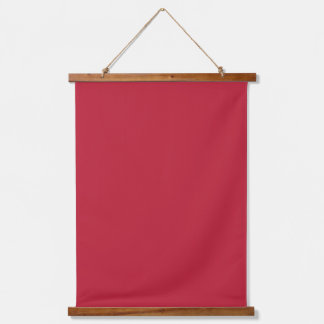 Tapisserie Suspendue couleur unie rouge cardinal