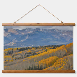 Tapisserie Suspendue Couleurs d'automne sur les bosquets de trembles
