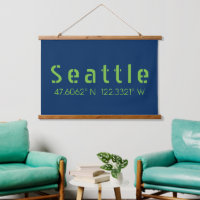 Couleurs de l'équipe Seattle Longitude Latitude