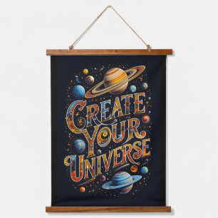 Tapisserie Suspendue Créer votre éclatement de couleur Universe