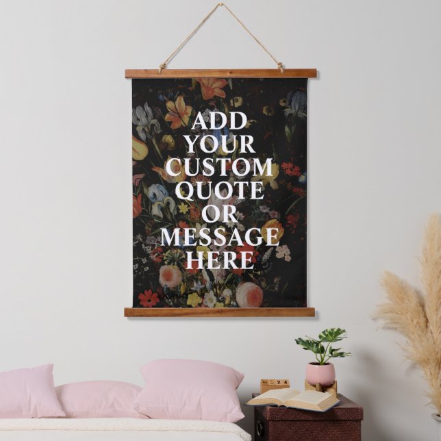Tapisserie Suspendue Créez votre propre devis Floral (Chambre à coucher)