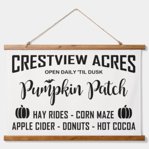 TAPISSERIE SUSPENDUE CRESTVIEW ACRES CITROUILLE PATCH