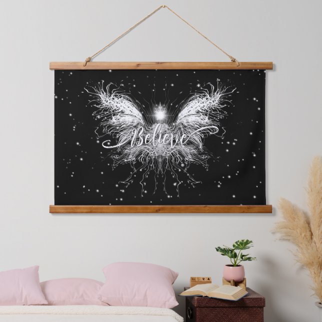 Tapisserie Suspendue Croire Fairy Starlight Imaginaire (Chambre à coucher)