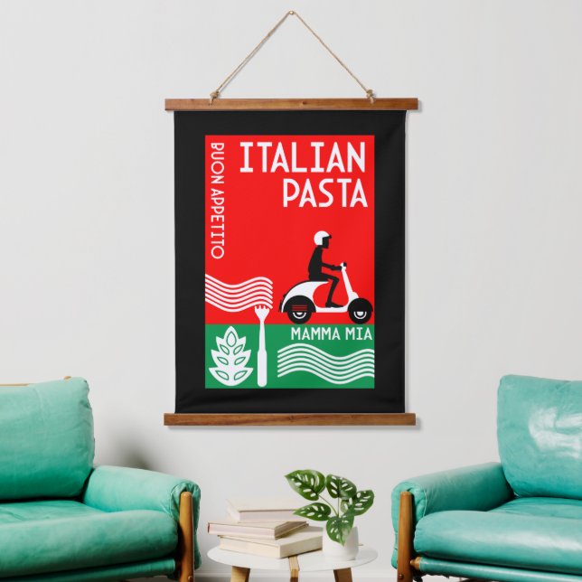 Tapisserie Suspendue Cuisine italienne (Salon)