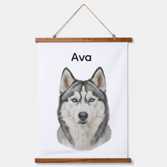 Tapisserie Suspendue Custom Pet Portrait, Personalized Gift  (Recto)