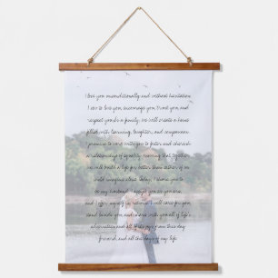 Tapisserie Suspendue Customisé Anniversaire photo Mariage & Vows