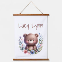 Cute Cute Bear Cub Nursery Wall Art