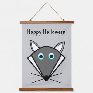 Tapisserie Suspendue Cute Halloween Wolf Custom