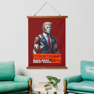Tapisserie Suspendue CyberTrump 2076   Rendre la grandeur de Mars