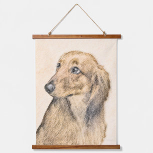Tapisserie Suspendue Dachshund (Longue) Peinture Chien Art original