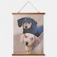 Dachshund (Smooth) Peinture - Art Chien original