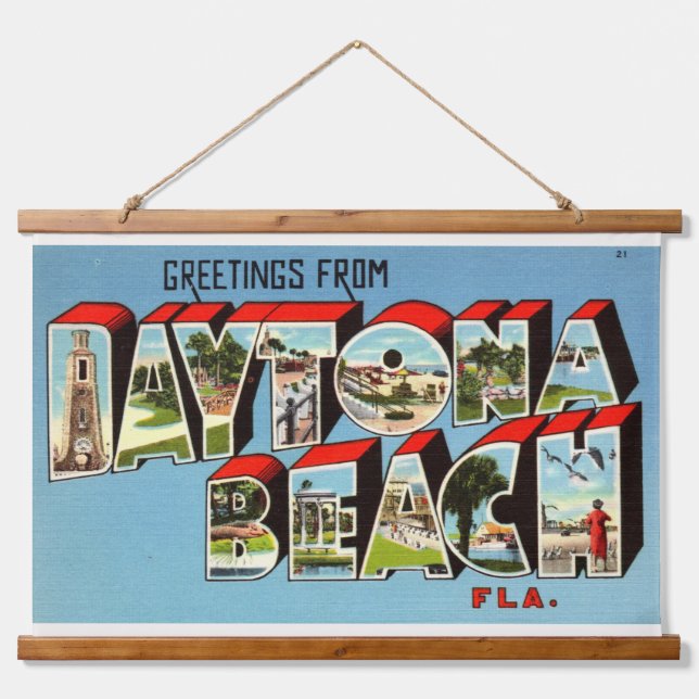 Tapisserie Suspendue Daytona Beach (Devant)