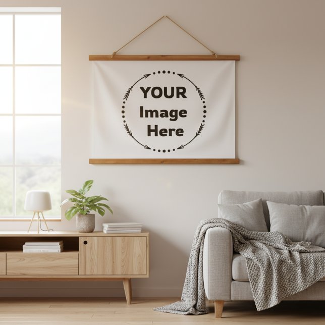 Tapisserie Suspendue Décor mural personnalisé : votre image ici (Custom Wall Decor: Your Image Here Hanging Tapestry)