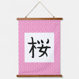 Tapisserie Suspendue Défilé Sakura Kanji