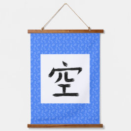 Tapisserie Suspendue Défilement Kanji Du Ciel Vide
