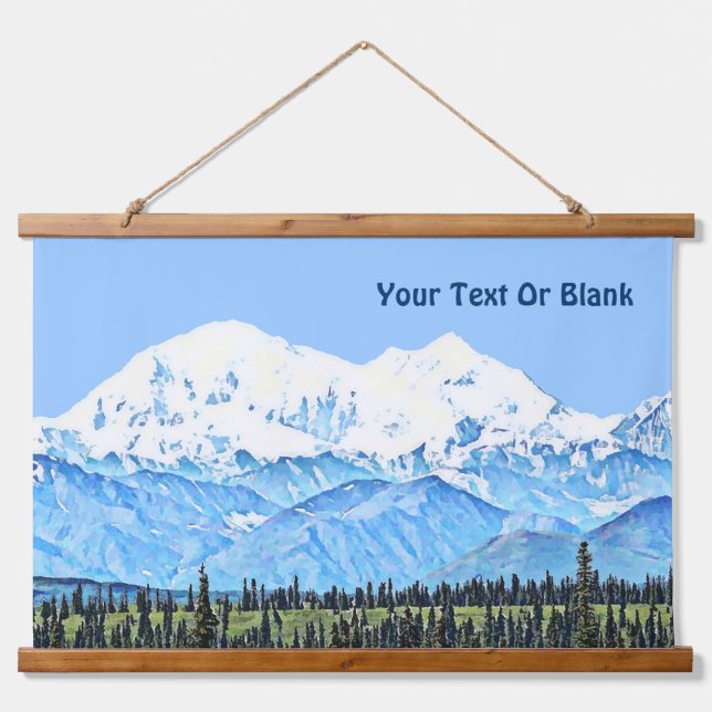 Tapisserie Suspendue Denali (Mt. McKinley) (Devant)