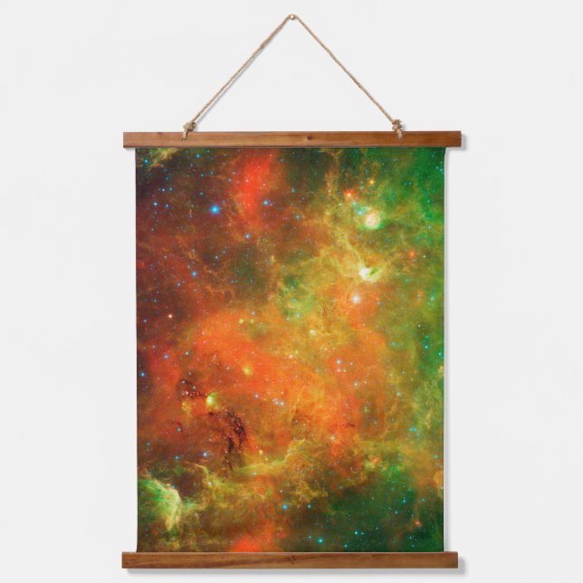 Tapisserie Suspendue Des Clusters D'Étoiles Dans La Nebula Nord-América (Recto)