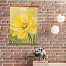 Design de fleurs jaunes