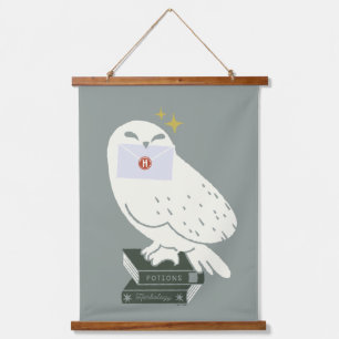 Tapisserie Suspendue Dessin fantaisiste d'Hedwig avec lettre