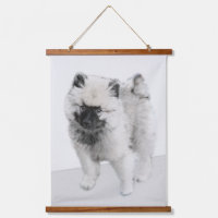 Dessin Keeshond Chiot - Joli dessin original Chien