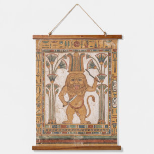 Tapisserie Suspendue Dieu Bes : Protecteur du Foyer & Joie