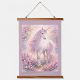 Tapisserie Suspendue Douce Licorne pastel Fantaisiste